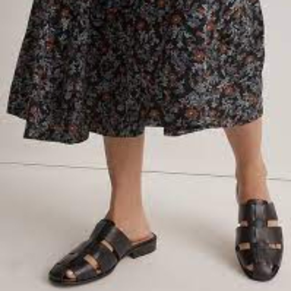 NWT Madewell The Dixson Fisherman Mule